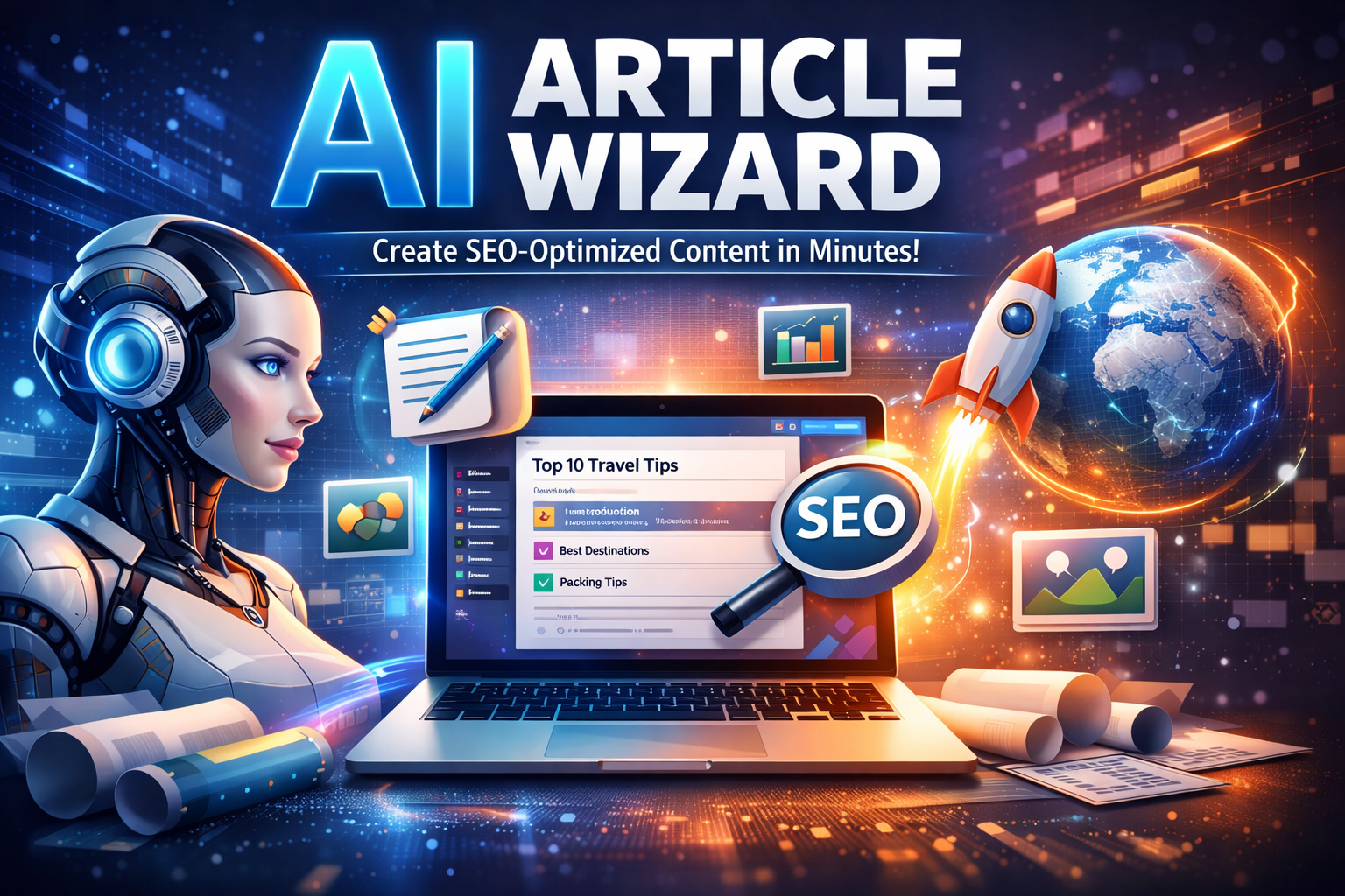 AI Article Wizard: The Ultimate AI Content Generator for Fast, SEO-Optimized Writing